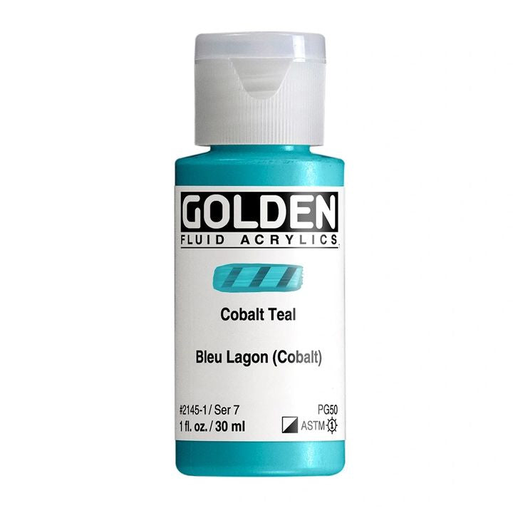 ZLATÁ tekutá akrylová barva 30 ml – 2145 čírovka kobaltová