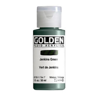 ZLATÁ tekutá akrylová barva 30 ml – 2195 jenkins zelená