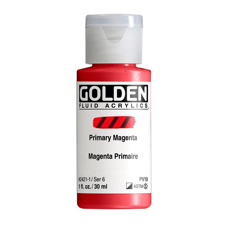 ZLATÁ tekutá akrylová barva 30 ml – 2421 purpurová