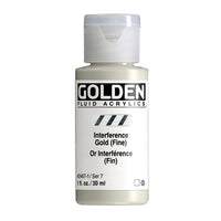 GOLDEN Fluid Interference Acrylic Paint 30 ml – 2467 zlatých