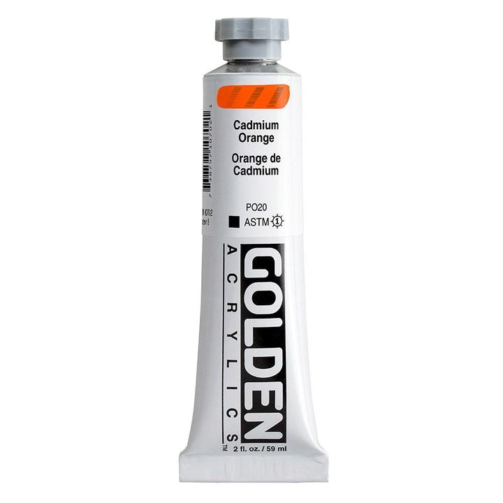 GOLDEN Heavy Body Acrylic Paint 148 ml – 1070 kadmium pomeranč