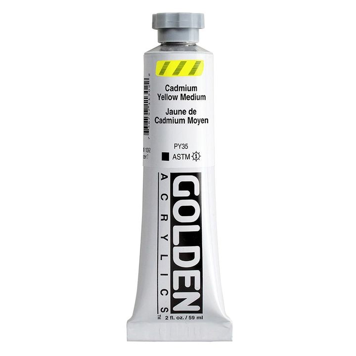 GOLDEN Heavy Body Acrylic Paint 148 ml – 1130 kadmium středně žlutá