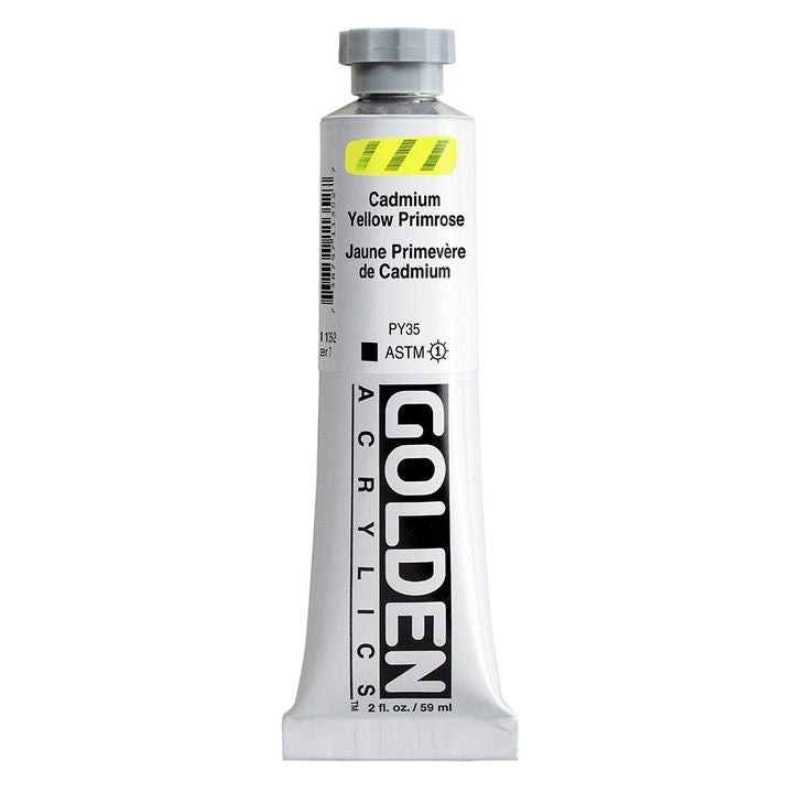 GOLDEN Heavy Body Acrylic Paint 148 ml – 1135 prvosenka kadmiová žlutá