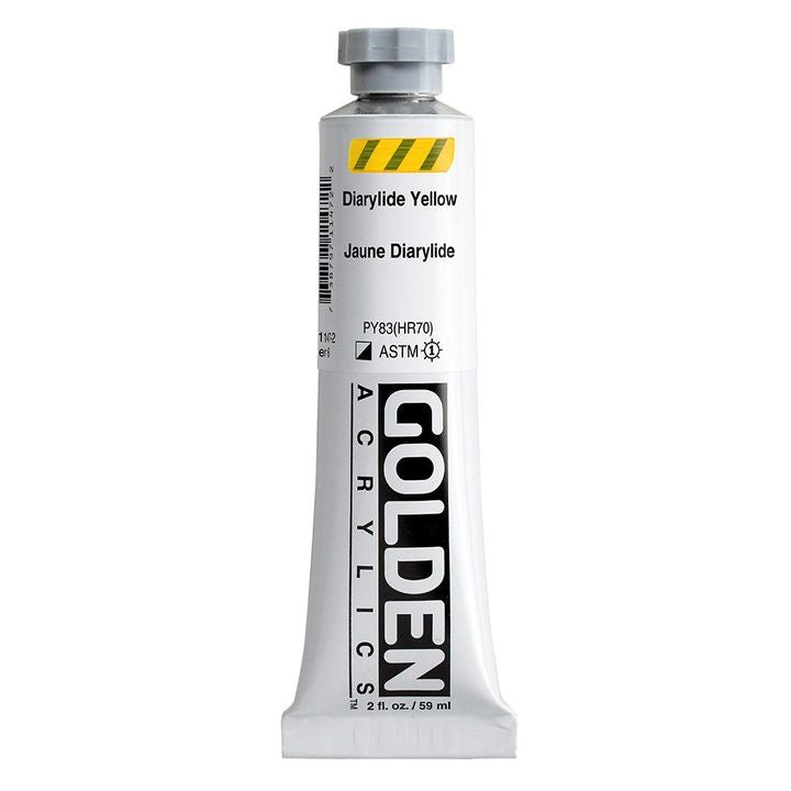 GOLDEN Heavy Body Acrylic Paint 148 ml – 1147 pigment žlutý