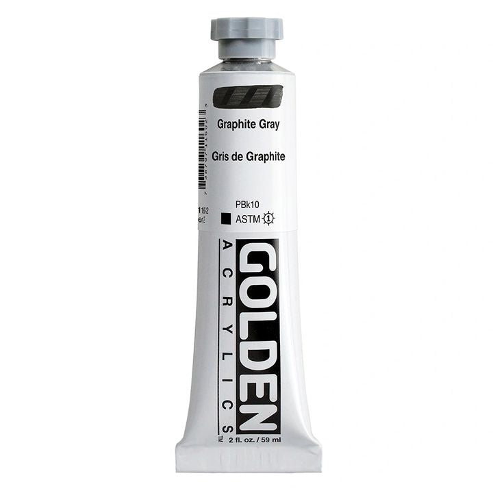 GOLDEN Heavy Body Acrylic Paint 148 ml – 1160 grafitově šedá