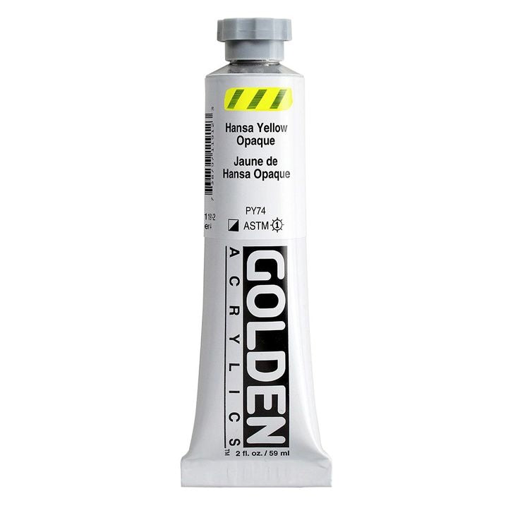 GOLDEN Heavy Body Acrylic Paint 148 ml – 1191 hansa žlutá neprůhledná