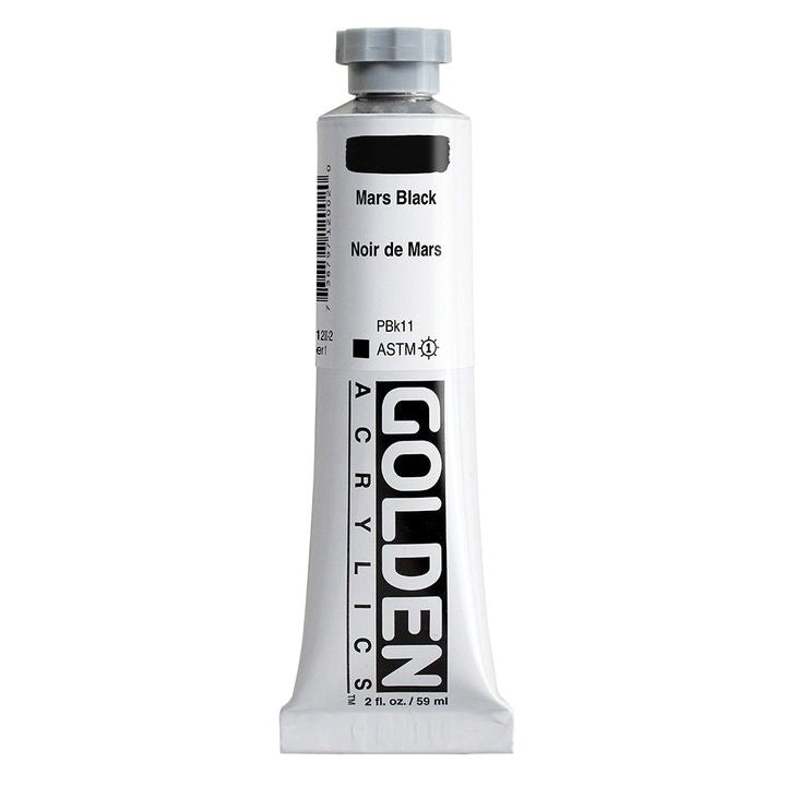 GOLDEN Heavy Body Acrylic Paint 148 ml – 1200 mars černá