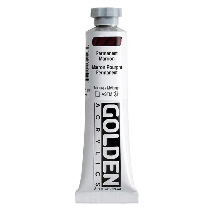 GOLDEN Heavy Body Acrylic Paint 148 ml – 1252 trvale kaštanové