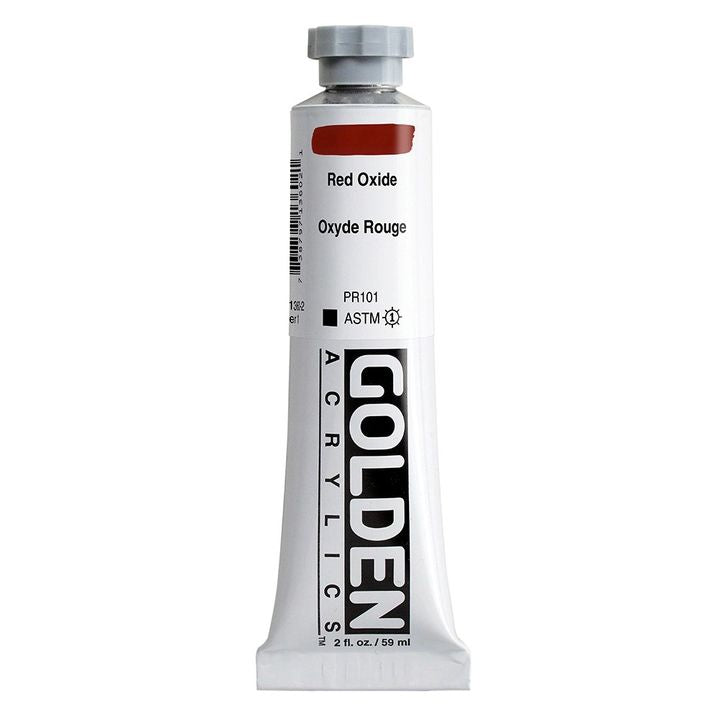GOLDEN Heavy Body Acrylic Paint 148 ml – 1360 oxid červený