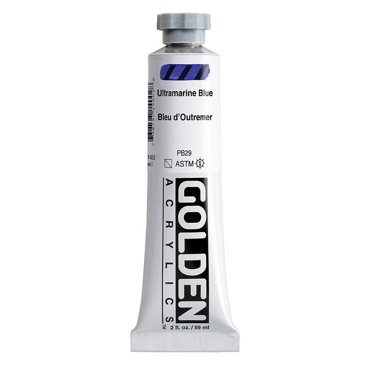 GOLDEN Heavy Body Acrylic Paint 148 ml – 1400 ultramarínová modrá
