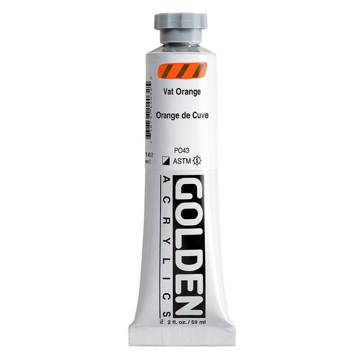 GOLDEN Heavy Body Acrylic Paint 148 ml – 1403 watt oranžová