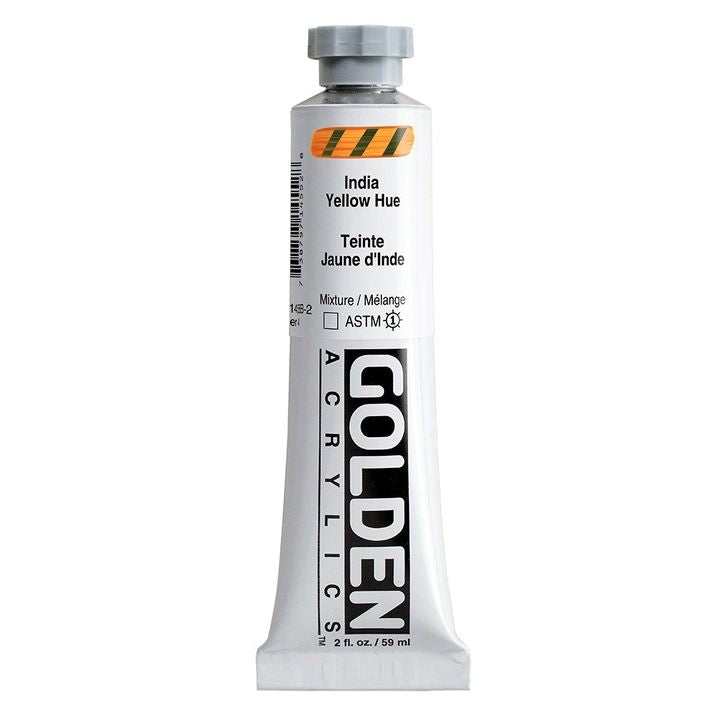 GOLDEN Heavy Body Acrylic Paint 148 ml – 1455 indický žlutý odstín