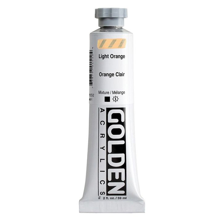 GOLDEN Heavy Body Acrylic Paint 148 ml – 1575 světle oranžová