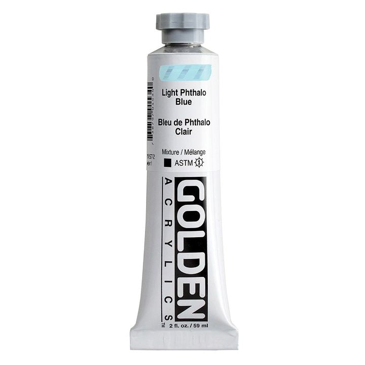 GOLDEN Heavy Body Acrylic Paint 148 ml – 1577 světle ftalo modrá