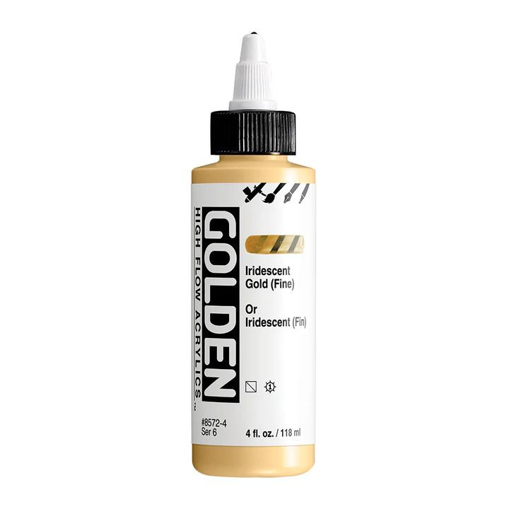 ZLATÁ Iridescentní akrylová barva High Flow 118 ml