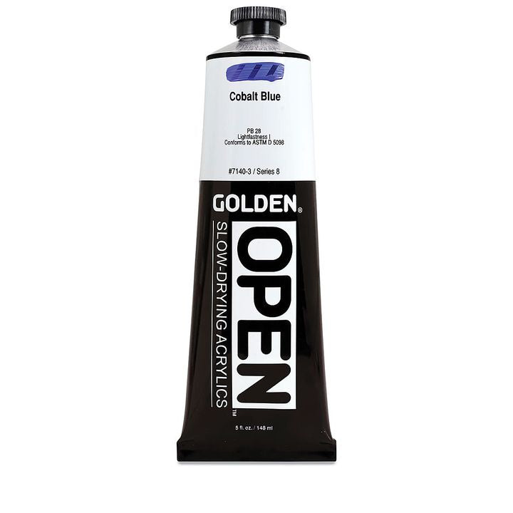GOLDEN OPEN Pomalu schnoucí akrylová barva 148 ml – 7140 kobaltová modř