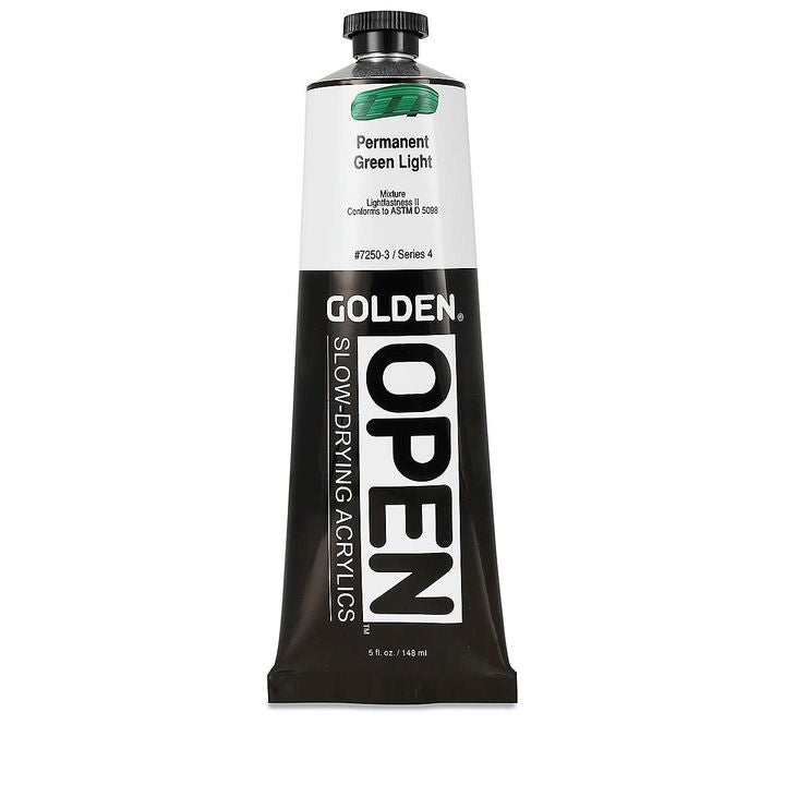 GOLDEN OPEN Pomalu schnoucí akrylová barva 148 ml – 7250 Trvalé zelené světlo