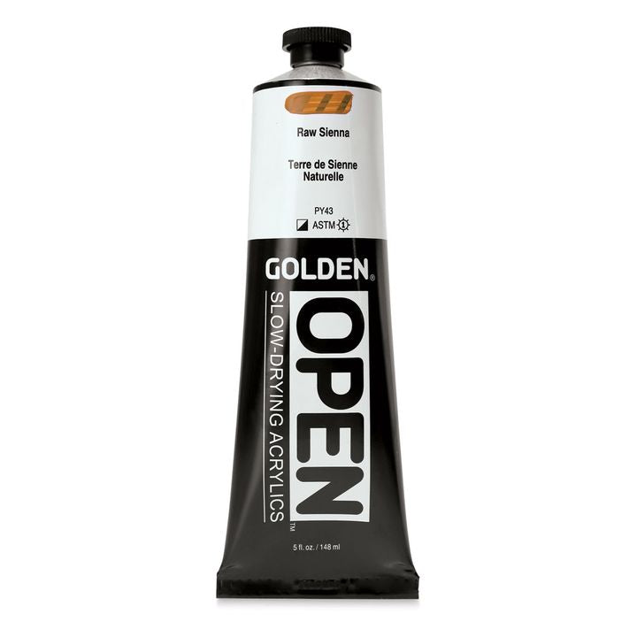 GOLDEN OPEN Pomalu schnoucí akrylová barva 148 ml – 7340 Syrová Sienna