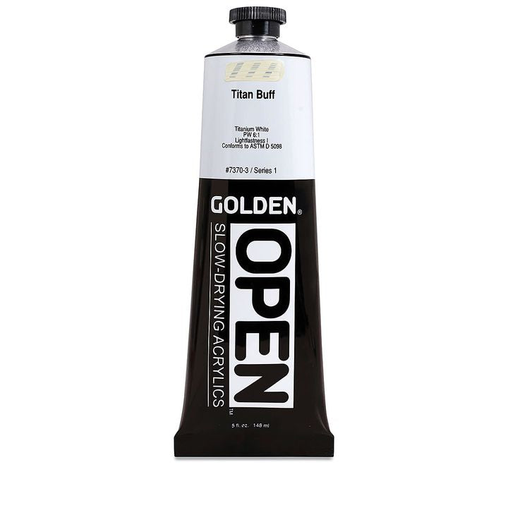 GOLDEN OPEN Pomalu schnoucí akrylová barva 148 ml – 7370 Titanový krém