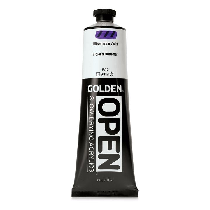 GOLDEN OPEN Pomalu schnoucí akrylová barva 148 ml – 7401 Ultramarine Purple