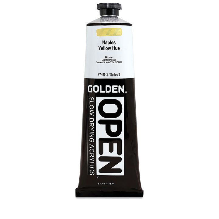 GOLDEN OPEN Pomalu schnoucí akrylová barva 148 ml – 7459 Neapolský žlutý odstín