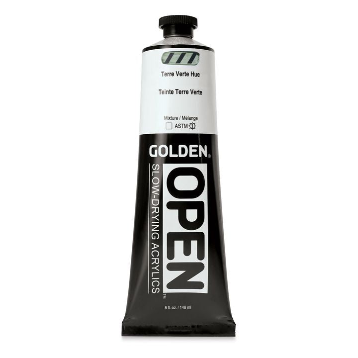 GOLDEN OPEN Pomalu schnoucí akrylová barva 148 ml – 7468 Země zelený odstín