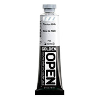GOLDEN OPEN Pomalu schnoucí akrylová barva 59 ml – 7380 titanová bílá