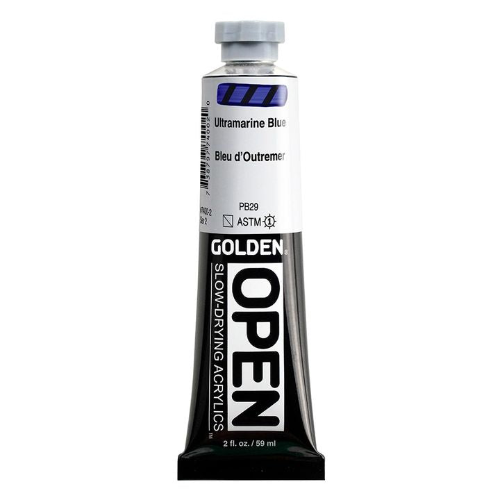 GOLDEN OPEN Pomalu schnoucí akrylová barva 59 ml – 7400 Ultramarine Blue