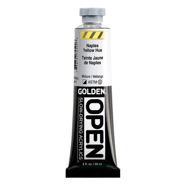 GOLDEN OPEN Pomalu schnoucí akrylová barva 59 ml – 7459 Neapolský žlutý odstín