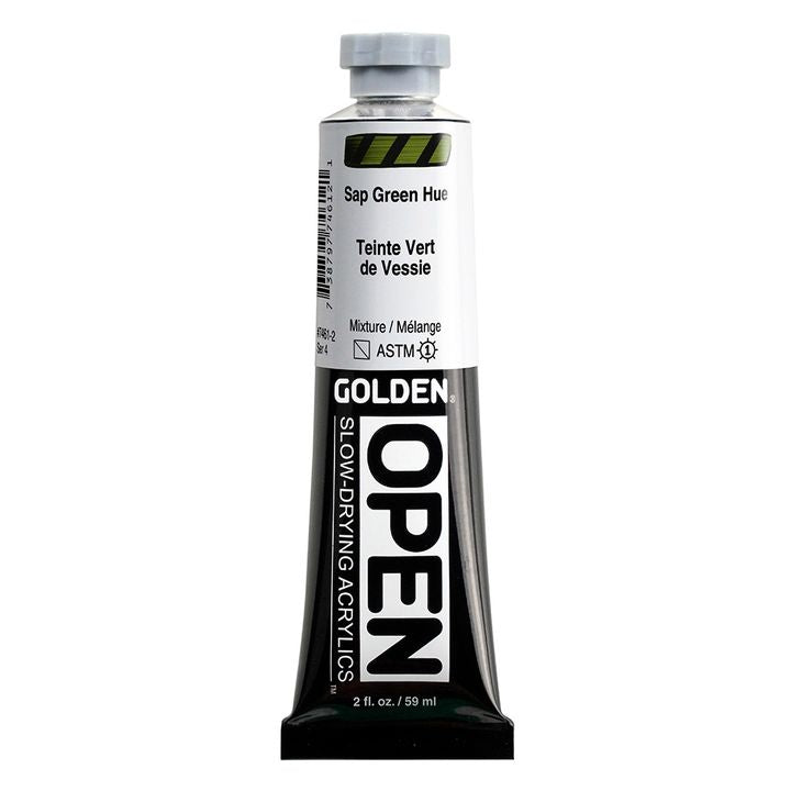 GOLDEN OPEN Pomalu schnoucí akrylová barva 59 ml – 7461 Sapová Zelený odstín