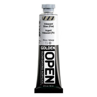 GOLDEN OPEN Pomalu schnoucí duhová akrylová barva – 7487 Stříbrná pokuta