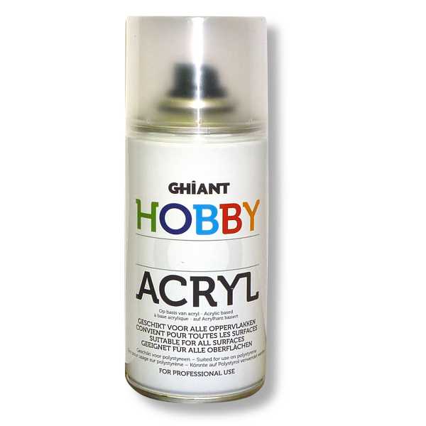GHIANT závěrečný lak ve spreji - hobby-150 ml - LESKLÝ