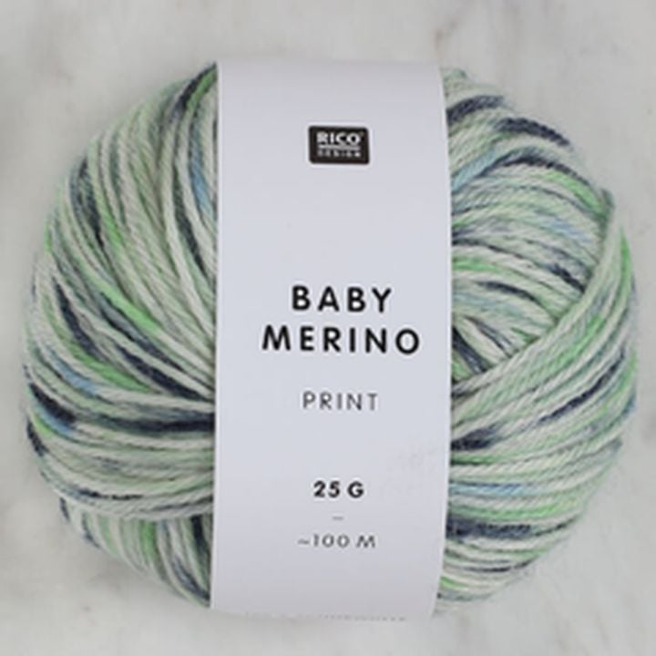 Baby merino příze 100 m vícebarevná