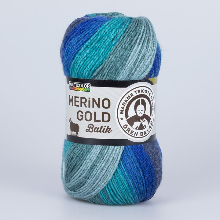Pletací příze Madame Tricote Paris Merino Gold Batik 100 g