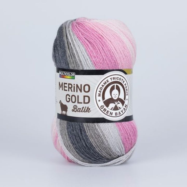 Pletací příze Madame Tricote Paris Merino Gold Batik 100 g