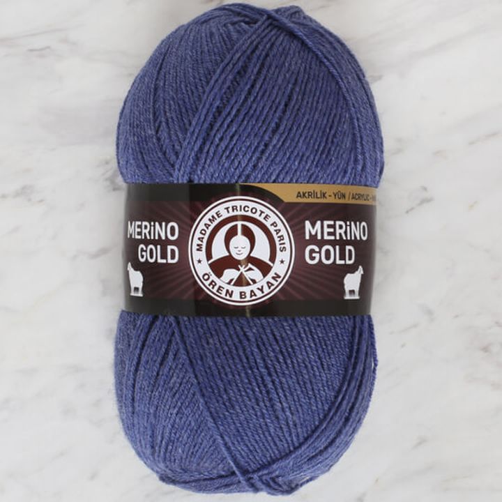 Pletací příze Madame Tricote Paris Merino Gold 100 g – tmavomodrá
