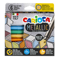 Carioca fixy Metallic, hrot, mix barev
