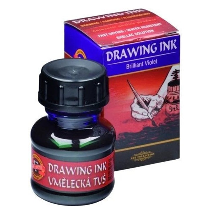 Inkoust pro umělce KOH-I-NOOR, 20 g – 2340 Zářivá fialová