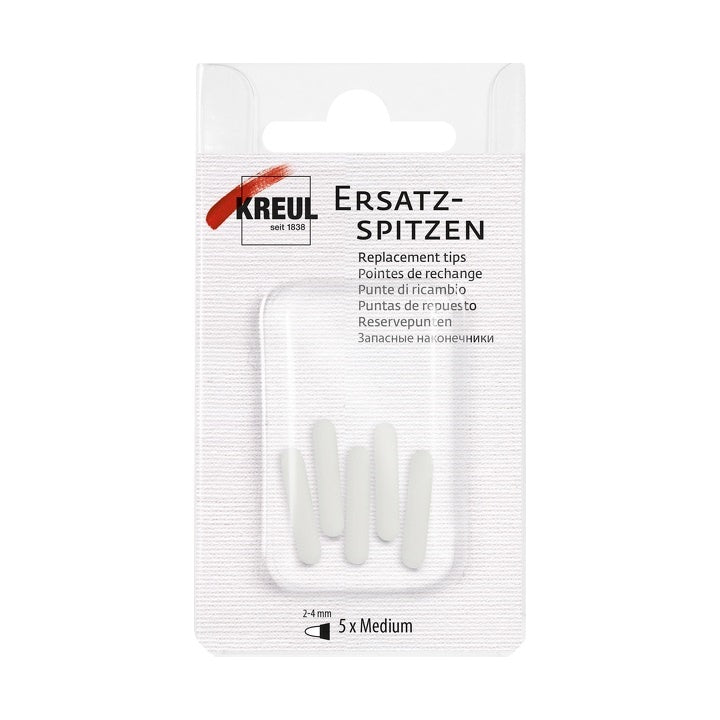 Náhradní hroty do popisovačů KREUL / medium 2-4 mm