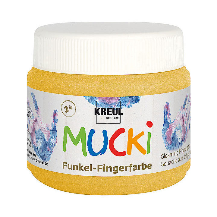 Zářící prstové barvy 150 ml MUCKI