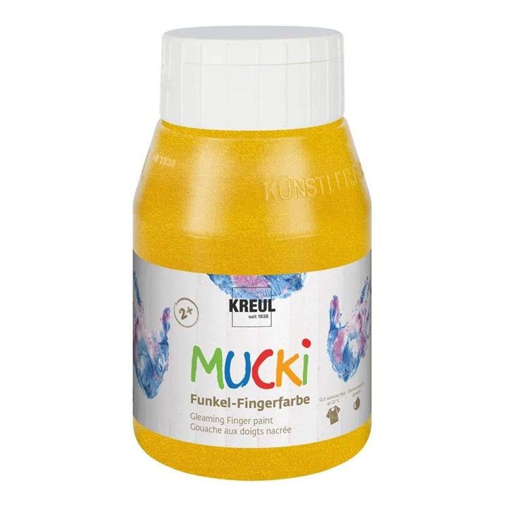 Lesklé dětské prstové barvy MUCKI 500 ml