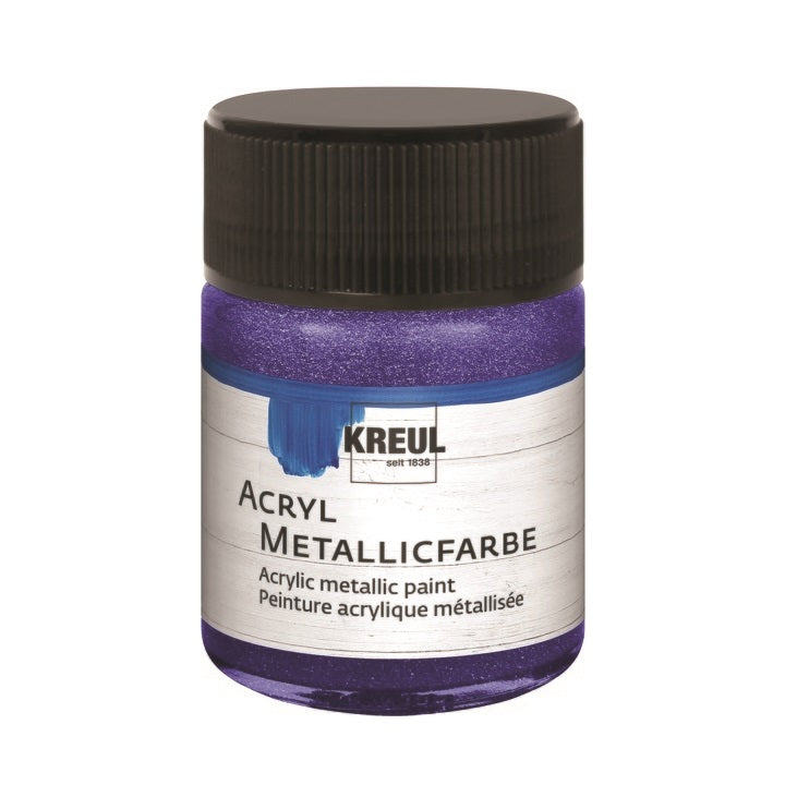 Akrylové barvy KREUL METALLIC 50 ml