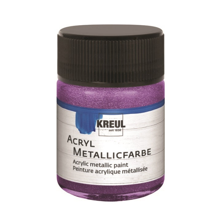 Akrylové barvy KREUL METALLIC 50 ml