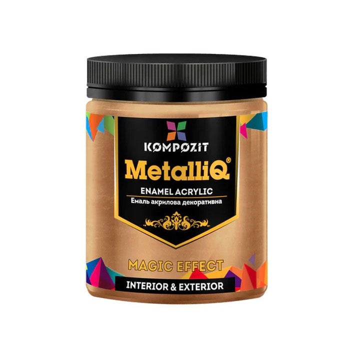 MetalliQ Composite metalická akrylová barva 500g