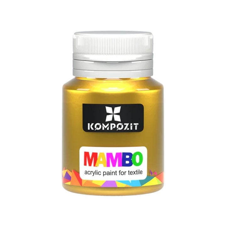 MAMBO metalická barva na textil a kůži 20 ml
