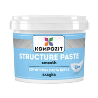 Bílá hladká strukturovací pasta LITE | Různé svazky