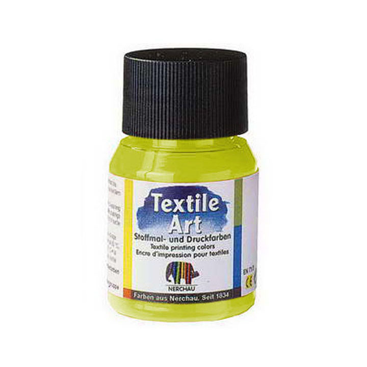 Barva na světlý textil 59 ml – citronová žlutá