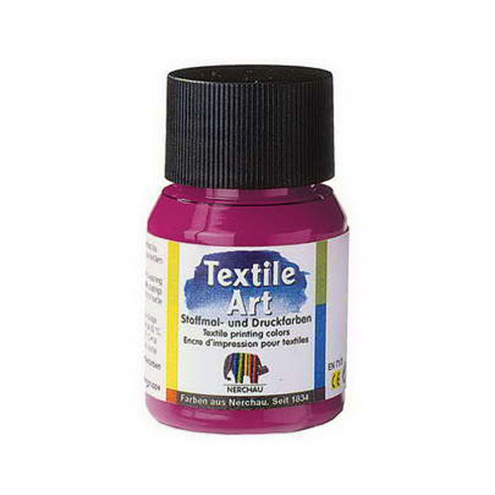 Barva na tmavý textil 59ml – malinová