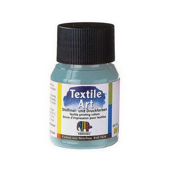 Barva na tmavý textil 59ml – stříbrná