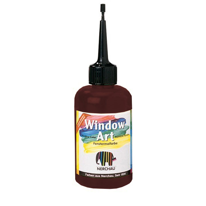 Barvy na sklo Window Art 80ml – hnědá
